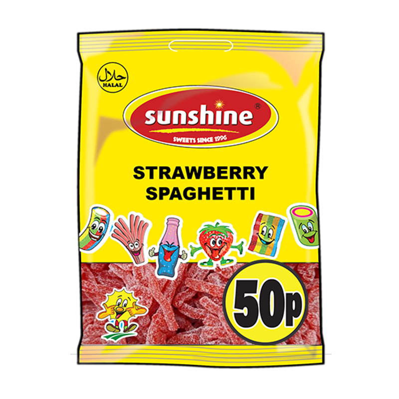Strawberry Spaghetti - 1 x 12 Packets (Outer)