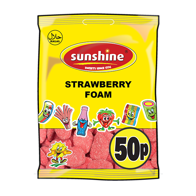 Strawberry Foam - 1 x 12 Packets (Outer)