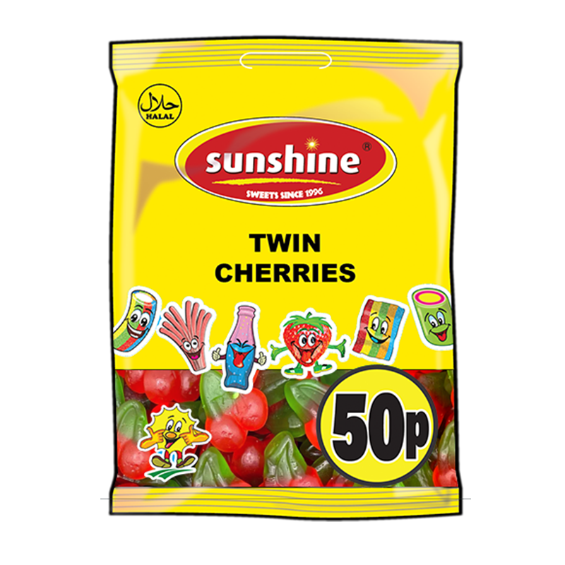 Twin Cherries - 1 x 12 Packets (Outer)