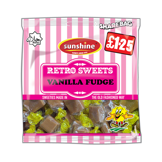 Retro Sweets - Vanilla Fudge - Box of 12