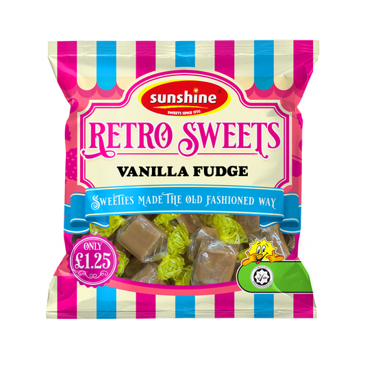 Retro Sweets - Vanilla Fudge - Box of 12