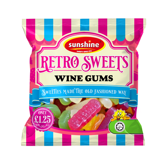 Retro Sweets - Wine Gums - Box of 12