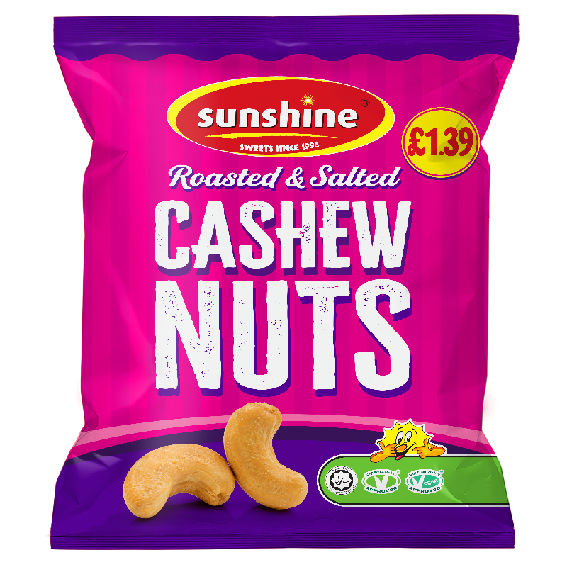 Roasted & Salted Cashews - Box of 12