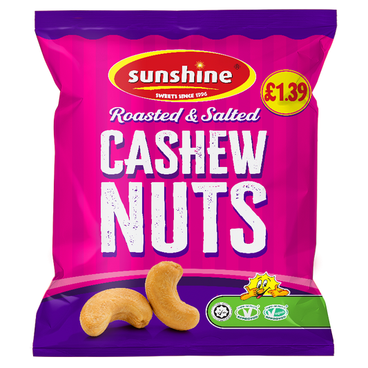 Roasted & Salted Cashews - Box of 12