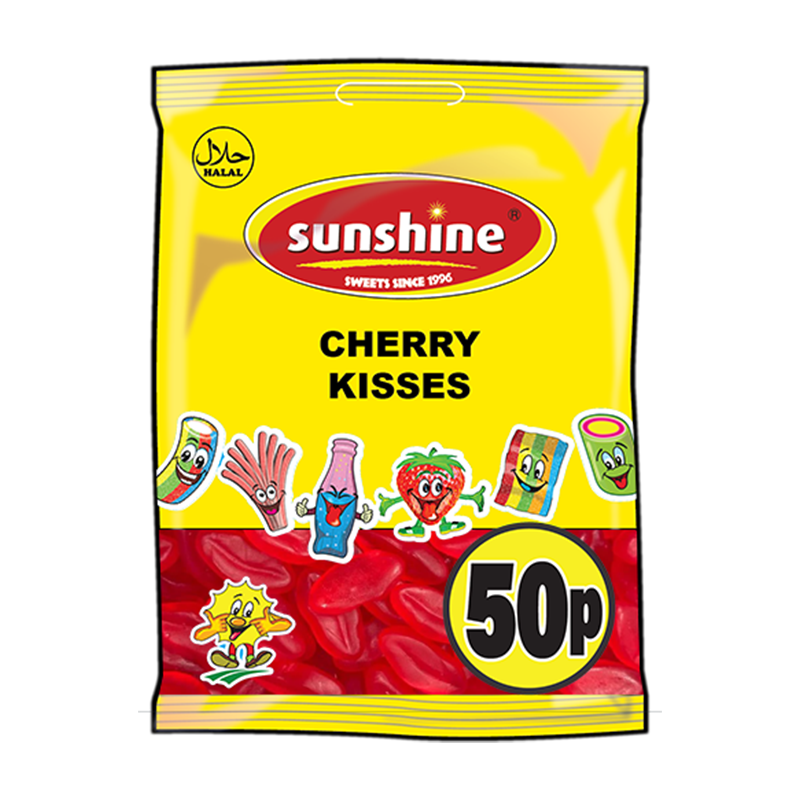 Cherry Kisses - 1 x 12 Packets (Outer)