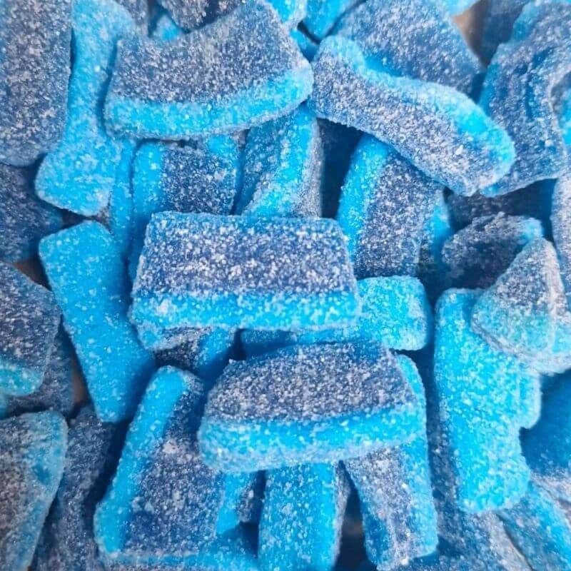 1kg Fizzy Raspberry Slices - Box of 6