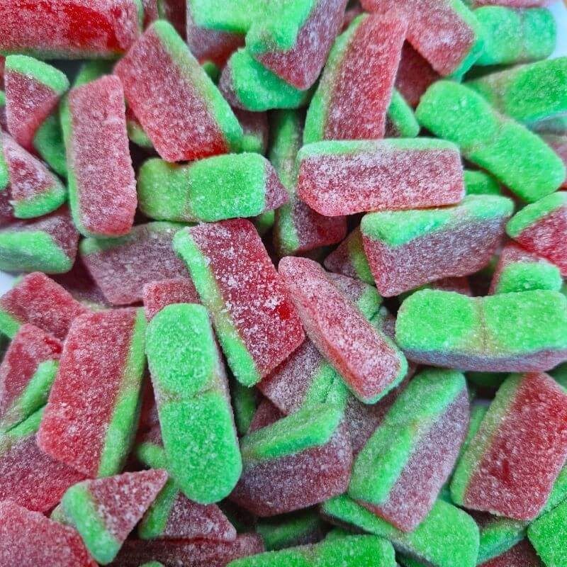 Fizzy Watermelon Slices - 1kg Bag