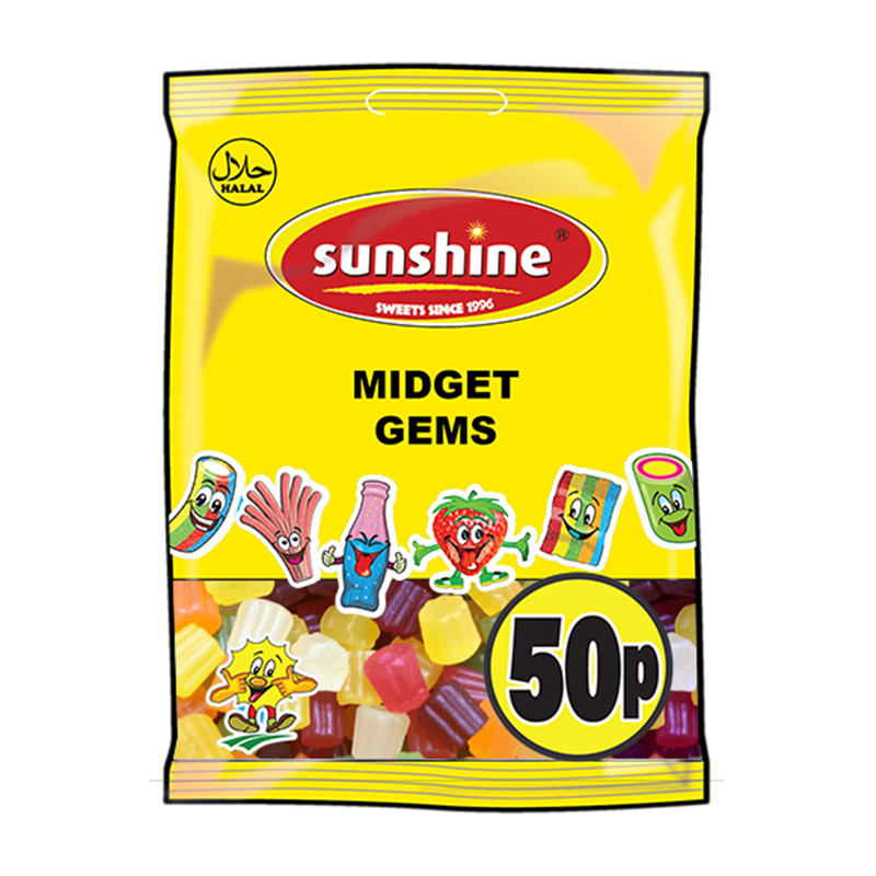 Midget Gems - 1 x 12 Packets (Outer)