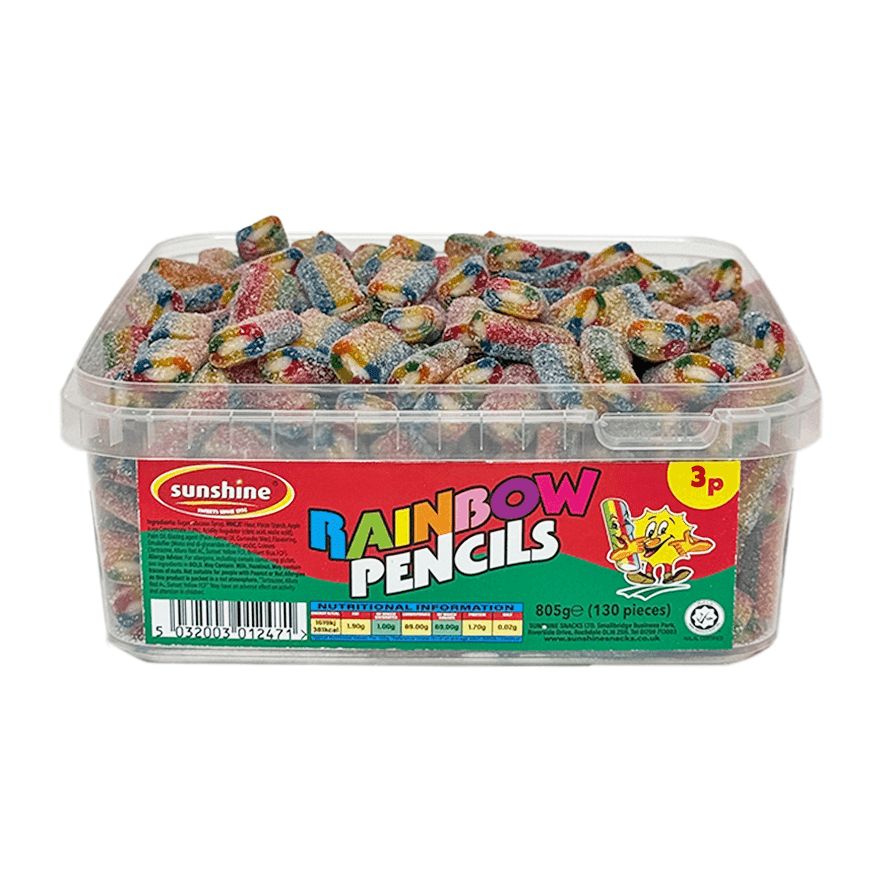 Rainbow Pencils Tub - 805g