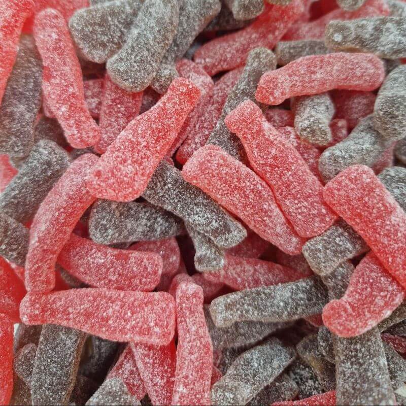 Sour Cherry Cola Bottles - 1kg Bag