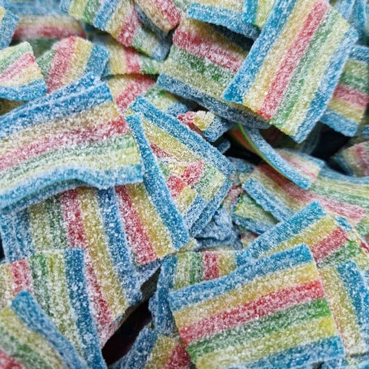 Sour Rainbow Belts - 1kg Bag