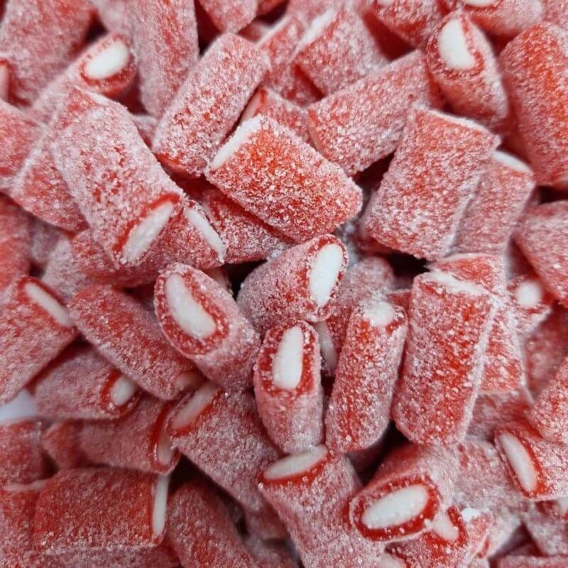 1kg Sour Strawberry Bites - Box of 6